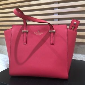 pink kate spade hand bag